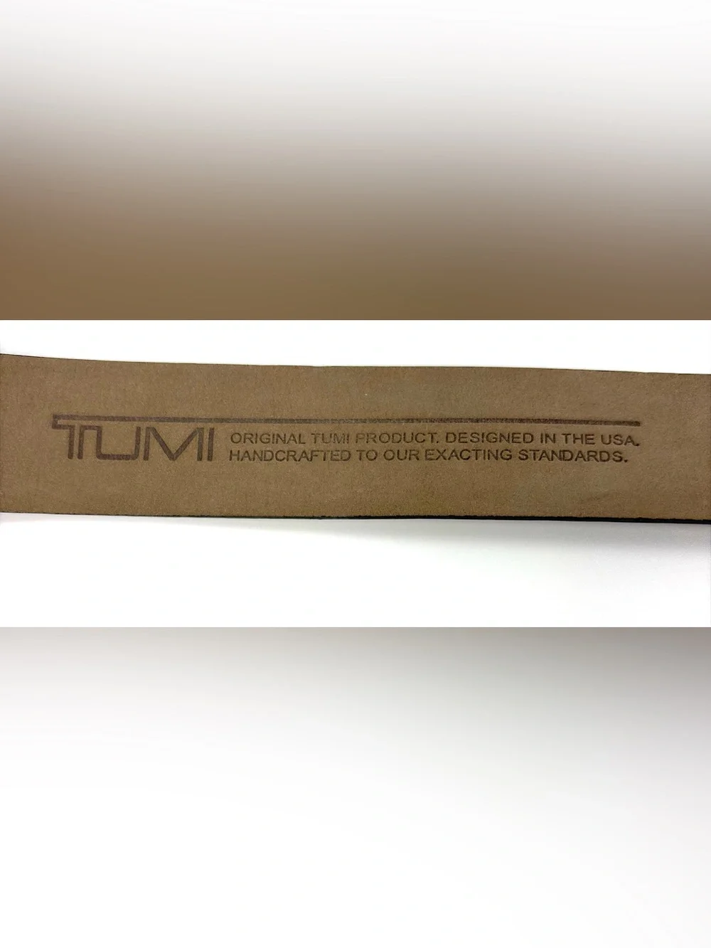 TUMI Men’s Saffiano Leather Belt Size 36 Black 2 Interchangeable Buckles NWT